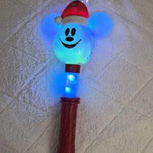 Disney Christmas Light-Up Mickey Bubble Wand